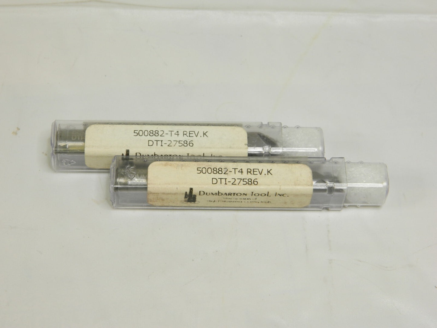 2 Pack Dumbarton Tool Carbide End Mills Ticn 3 Oal 3Fl 500882-T-4