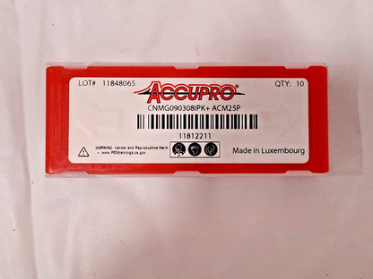Accupro Carbide Turning Inserts QTY10 CNMG322IPK+ ACM25P 75264606