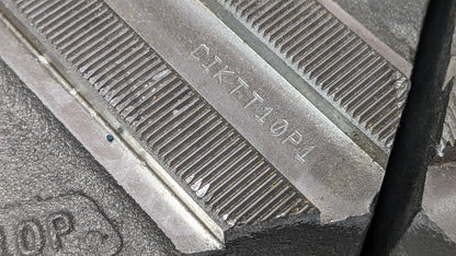 Abbott 2 Piece Serrated Pie Jaws 4" OAH X 60 Degree CIKTT10P1 INCOMPLETE
