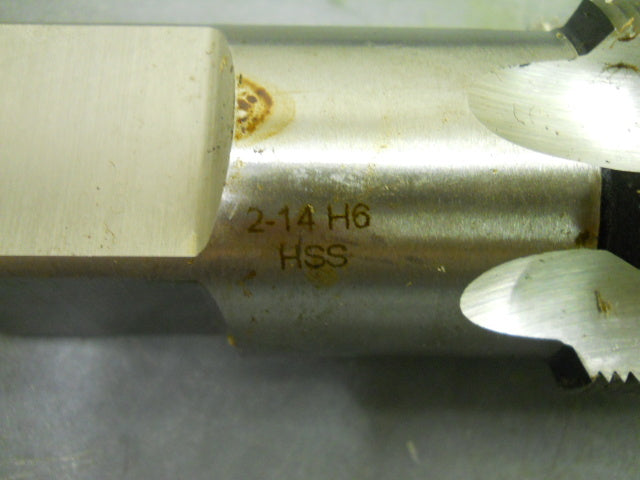 Precision HSS Hand Tap 2 - 14 Ground Special Thread H6 6FL 21440648