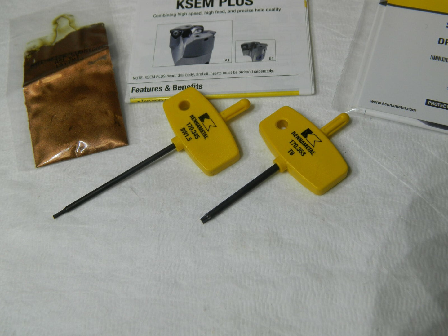 Kennametal Pilot Drill Head KSEMP5200FDS50A1M 34mm Max Diam 5116019