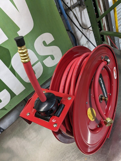 POWERBUILT Hose Reel with Hose: 3/8" ID Hose x 50'  PARTS/REPAIR  642228