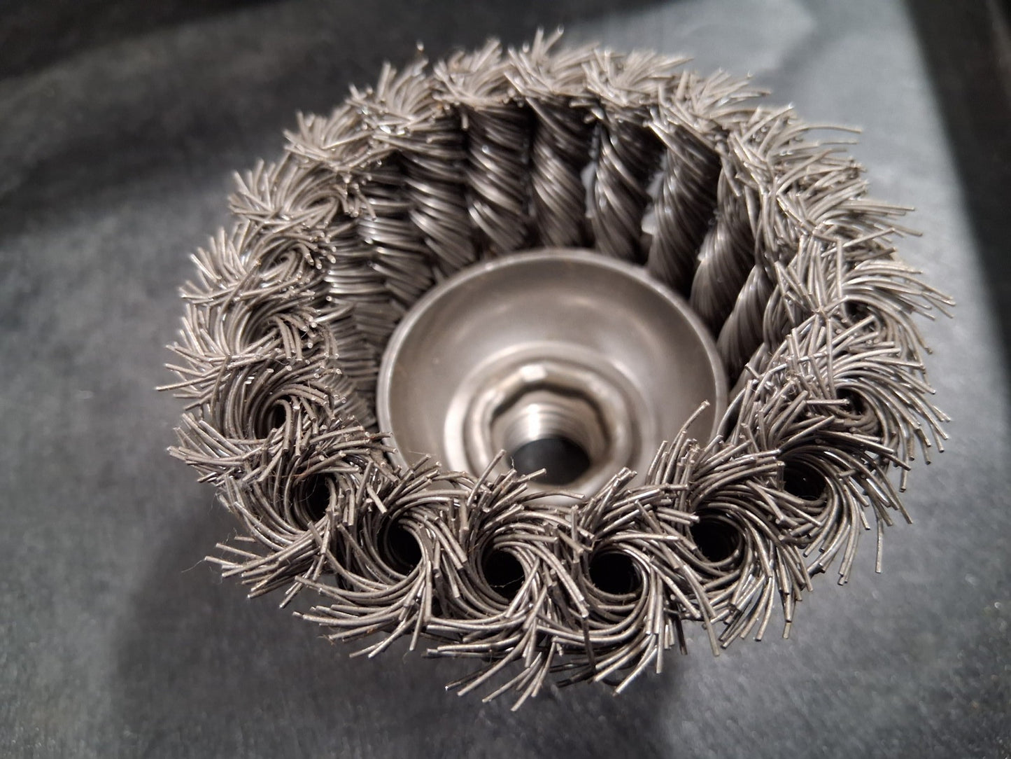 Osborn Steel Knotted Cup Brush 2-3/4" Dia 0.02" Wire Dia 33561