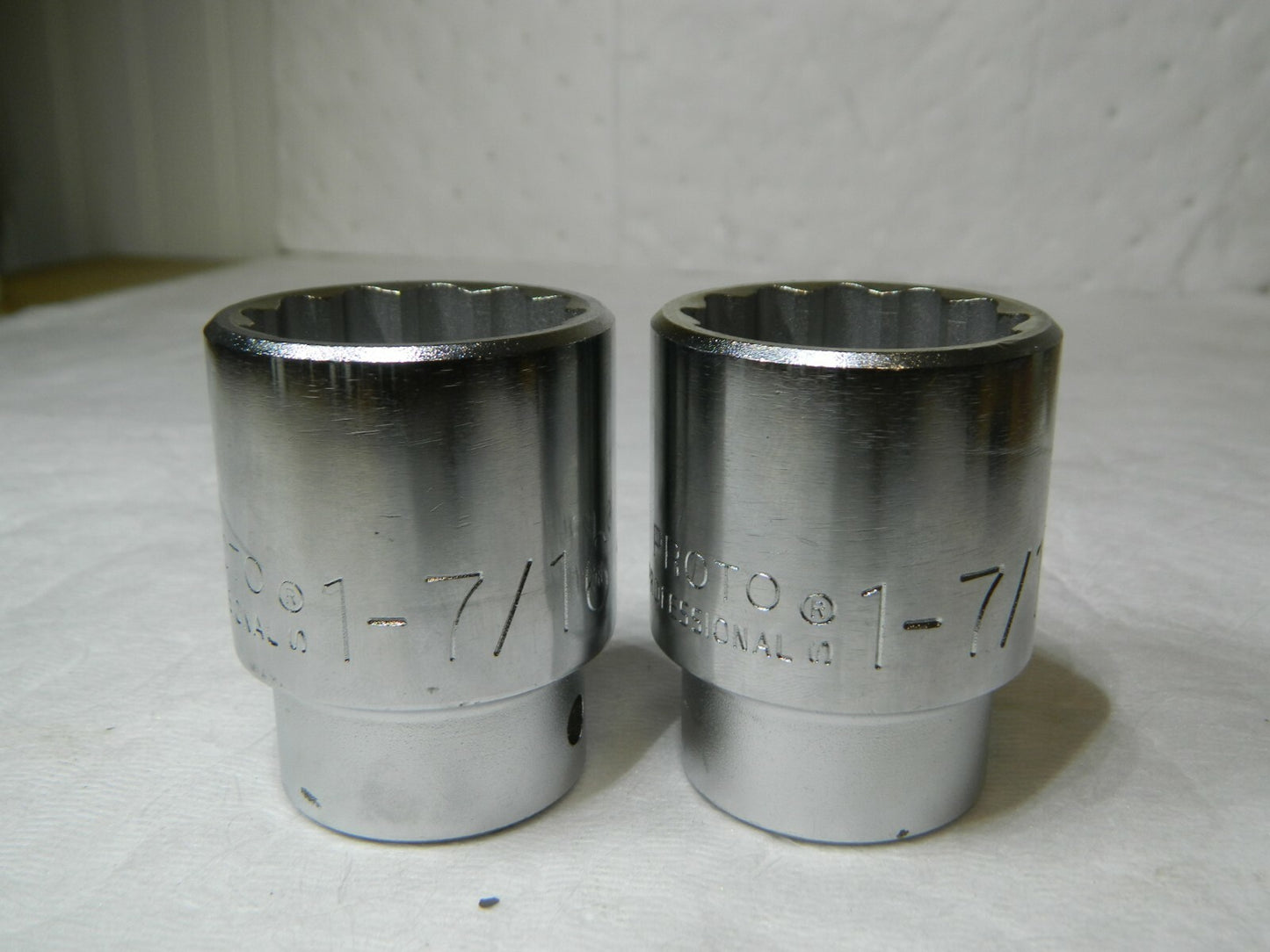Proto Standard Hand Socket 1-7/16" 3/4" Drive 2-13/32" OAL Qty 2