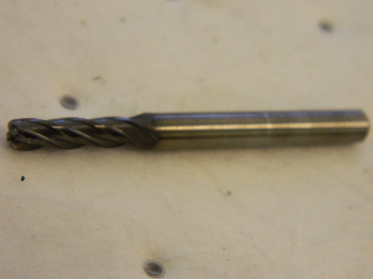 OSG Corner Radius End Mill: 0.1563" Dia 4fl Carbide 36700911