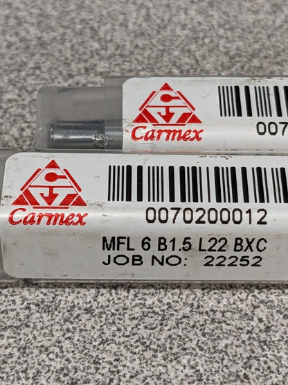 Carmex Grooving Tool MFL 6 B1.5 L22 Qty 2 0070200012