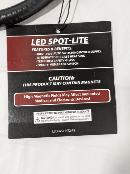 Pro-Source Spot Light with Gooseneck, LED,100-240V PS-SLCD2230120V