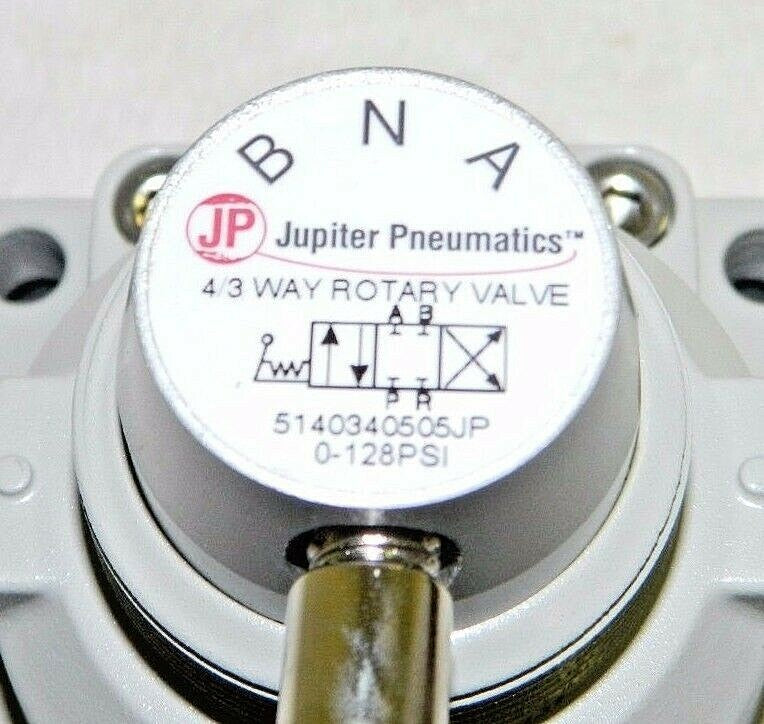 Jupiter Pneumatics Bottom Port Rotary Valve 1/2" NPT 4/3 Way 5140340505JP