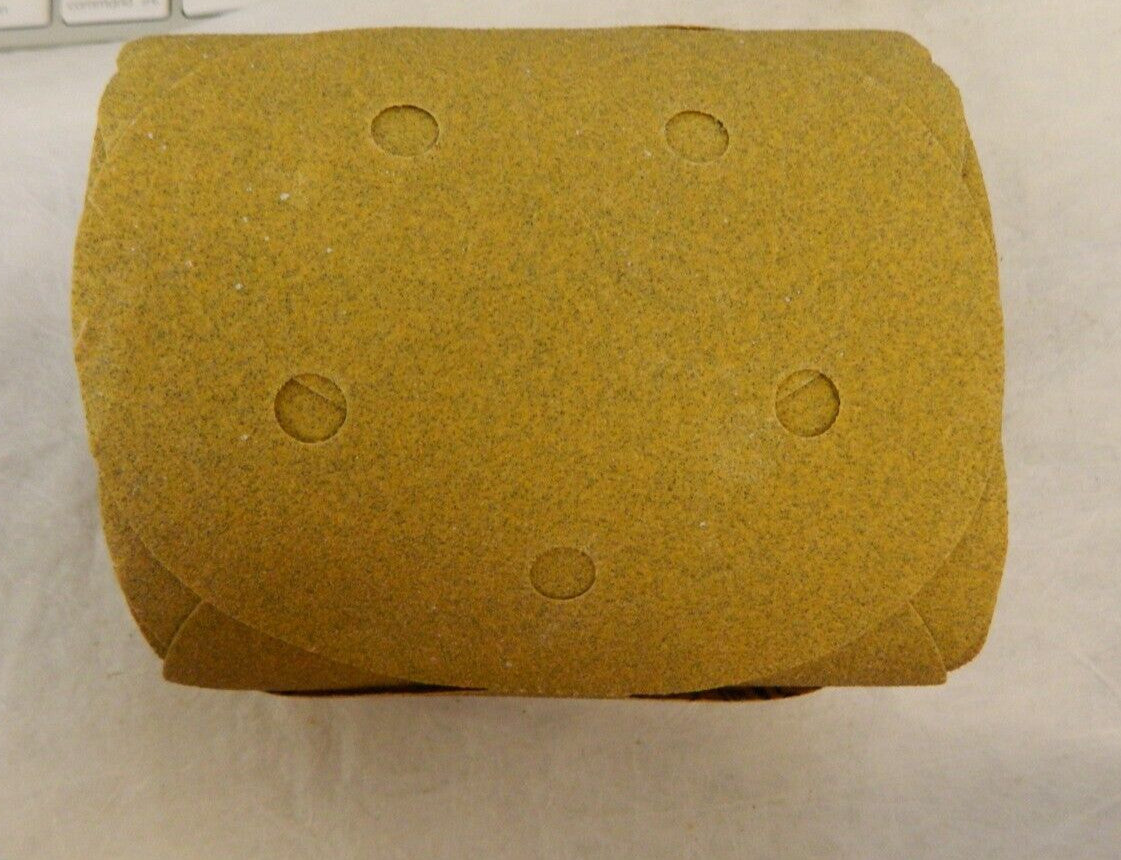 3M PSA Disc: 5" Disc Dia, 80 Grit, Aluminum Oxide 7000118108