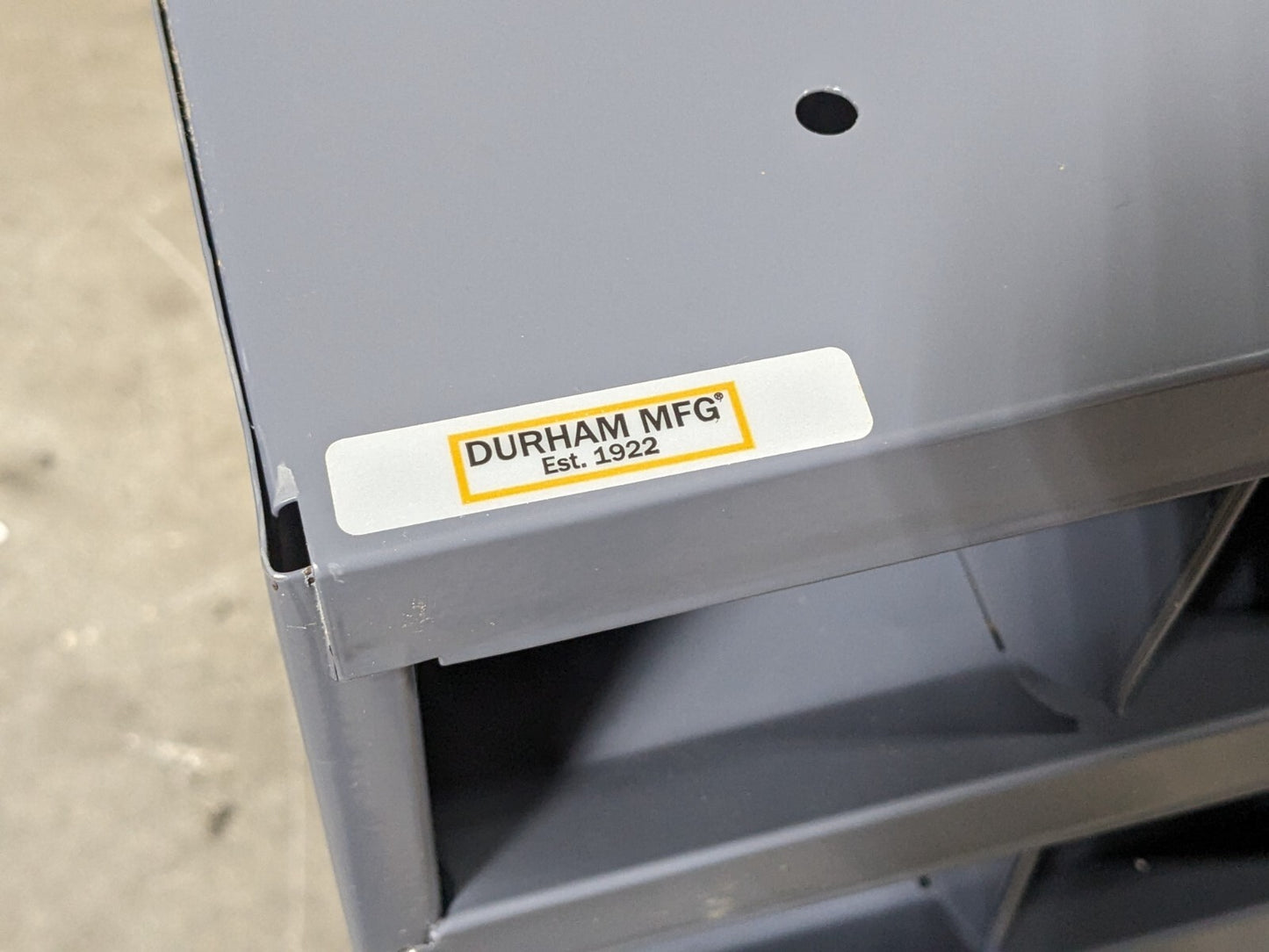 Durham Open Bin Shelving Unit 72 Compartment 34 W x 12 D x 42 H Scratch N Dent