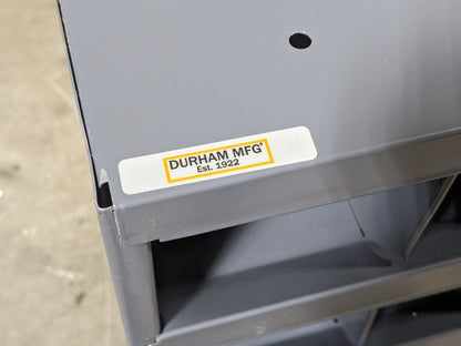 Durham Open Bin Shelving Unit 72 Compartment 34 W x 12 D x 42 H Scratch N Dent