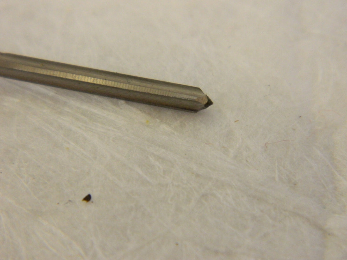 Chucking Reamer: 0.094 Straight Shank, High Speed Steel SM0400940