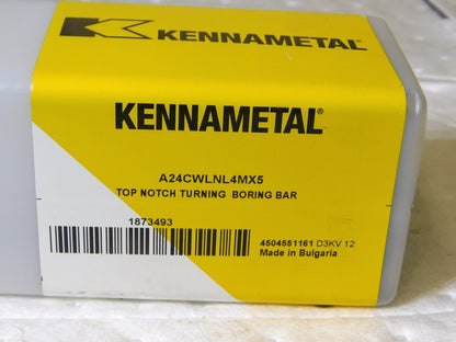 Kennametal Top Notch Turning Boring Bar 80.01mm Min Bore Dia LH 14" OAL 1873493
