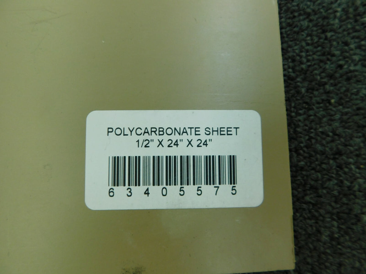 Pro-Grade Clear Polycarbonate Sheet 2' x 24" x 0.46" 63405575