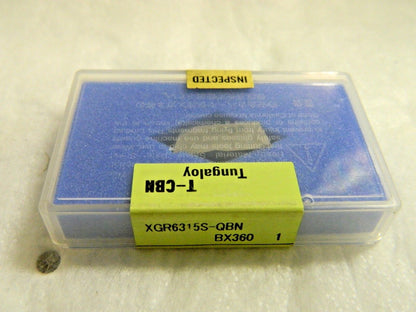Tungaloy CBN/PCD Grooving Insert RH XGR6315S-QBN Grade BX630 #6809939