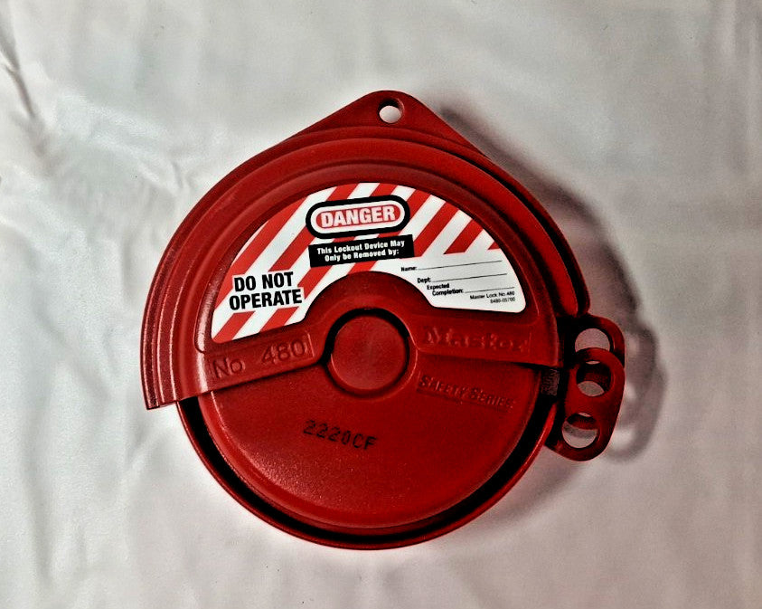 Master Lock 5 PC Gate Valve Lockout Set 1 to 13" VHW 5/16" MS Dia 485