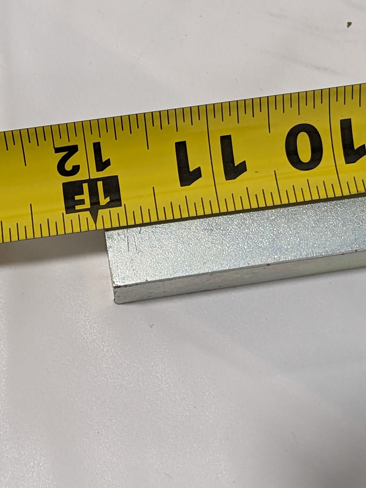 MAK-A-KEY Oversized Key Stock: 1" X  1" X  12" Steel, Zinc-Plated 3610001000-12