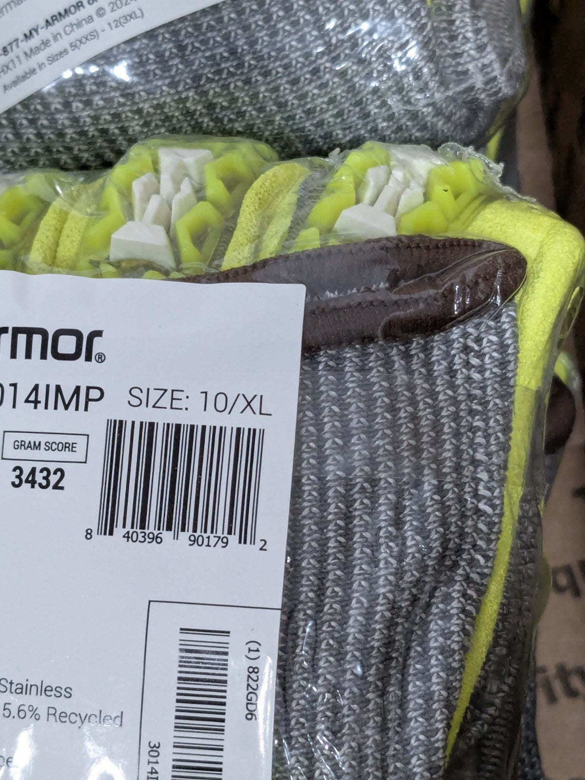 HexArmor Cut & Puncture & Impact-Resistant Gloves Size XL 12 Pairs 3014IMP-XL