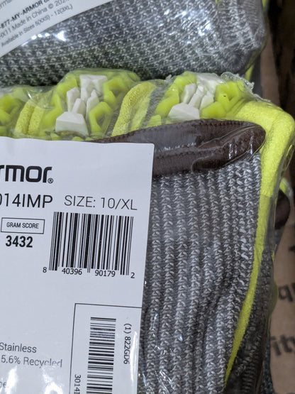 HexArmor Cut & Puncture & Impact-Resistant Gloves Size XL 12 Pairs 3014IMP-XL