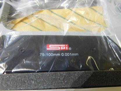 SPI Mechanical Indicator Snap Micrometer 75mm - 100mm Range 0.001mm Res 14-078-0