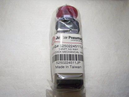 Jupiter Pneumatics 5-Way 1/4" NPT Mechanically Operated Air Valve 525022451