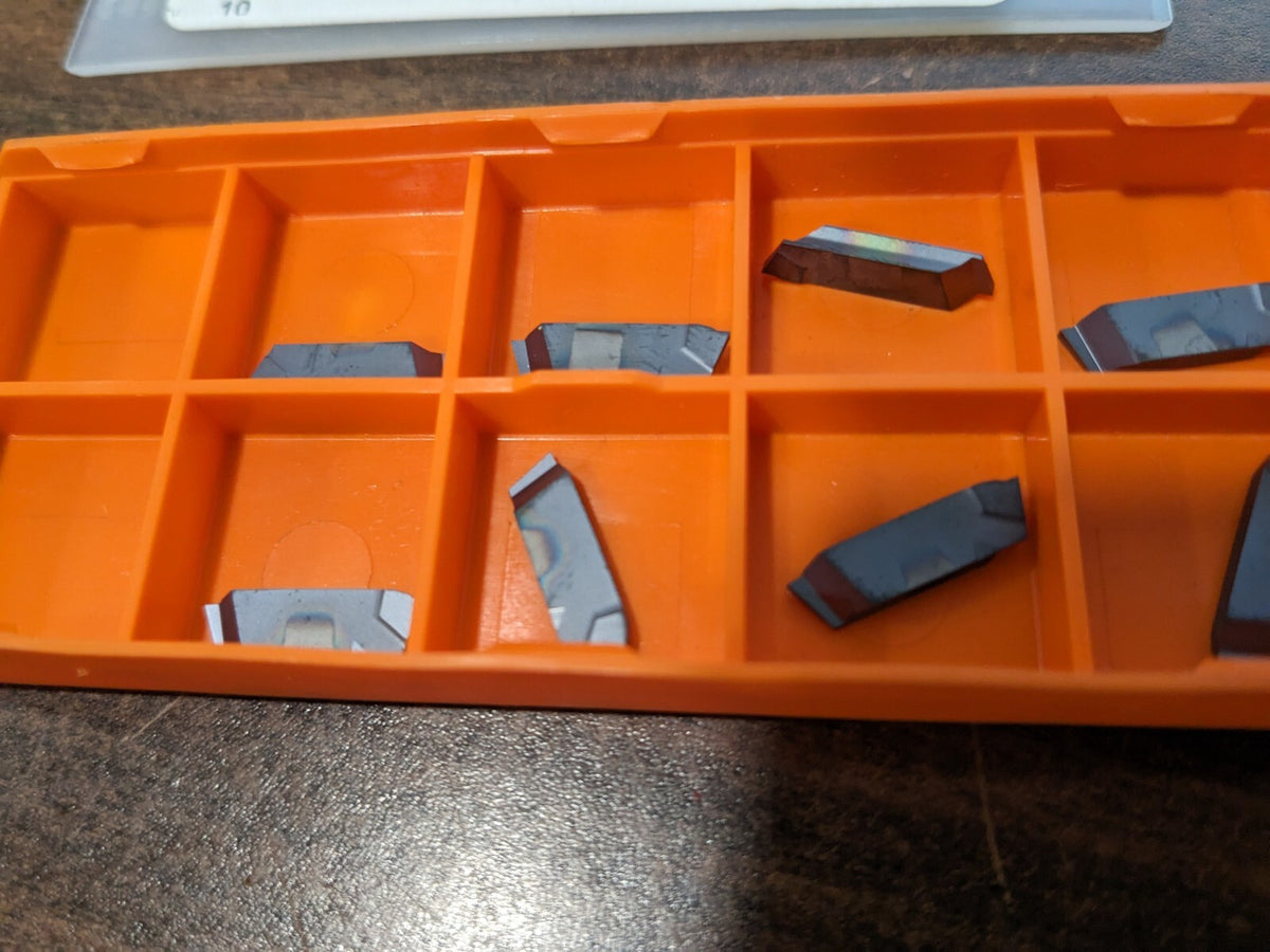 HERTEL 162S1.00L HP240C 8ct Carbide Cutoff Insert 45741162