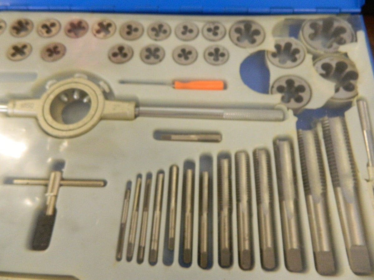 Interstate #4-40 to 1-14 Tap, NPT, UNC, UNF Tap & Die Set INCOMPLETE CCT1569