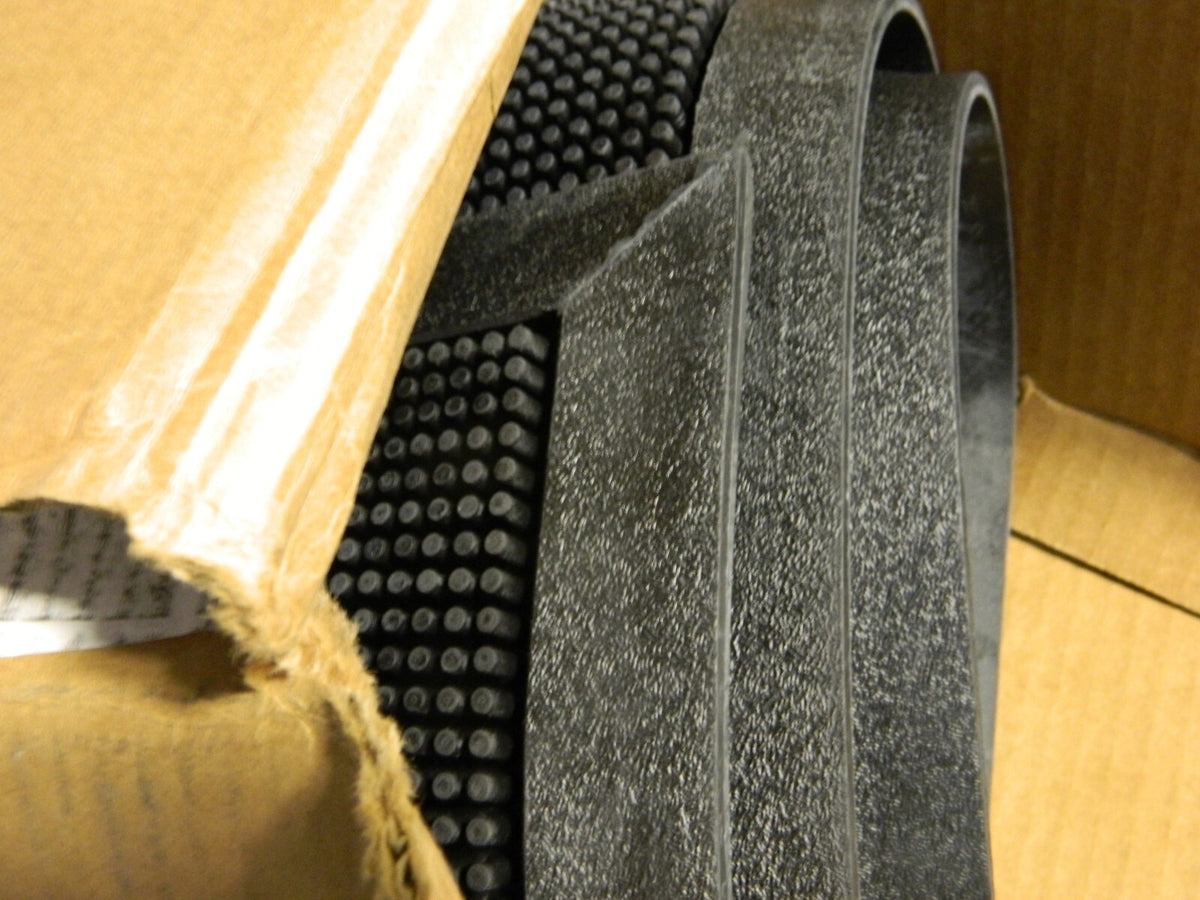 NOTRAX Entrance Scraper: 5' L, 3' W, 5/8" Thick, SBR Rubber Surface 345S3660BL