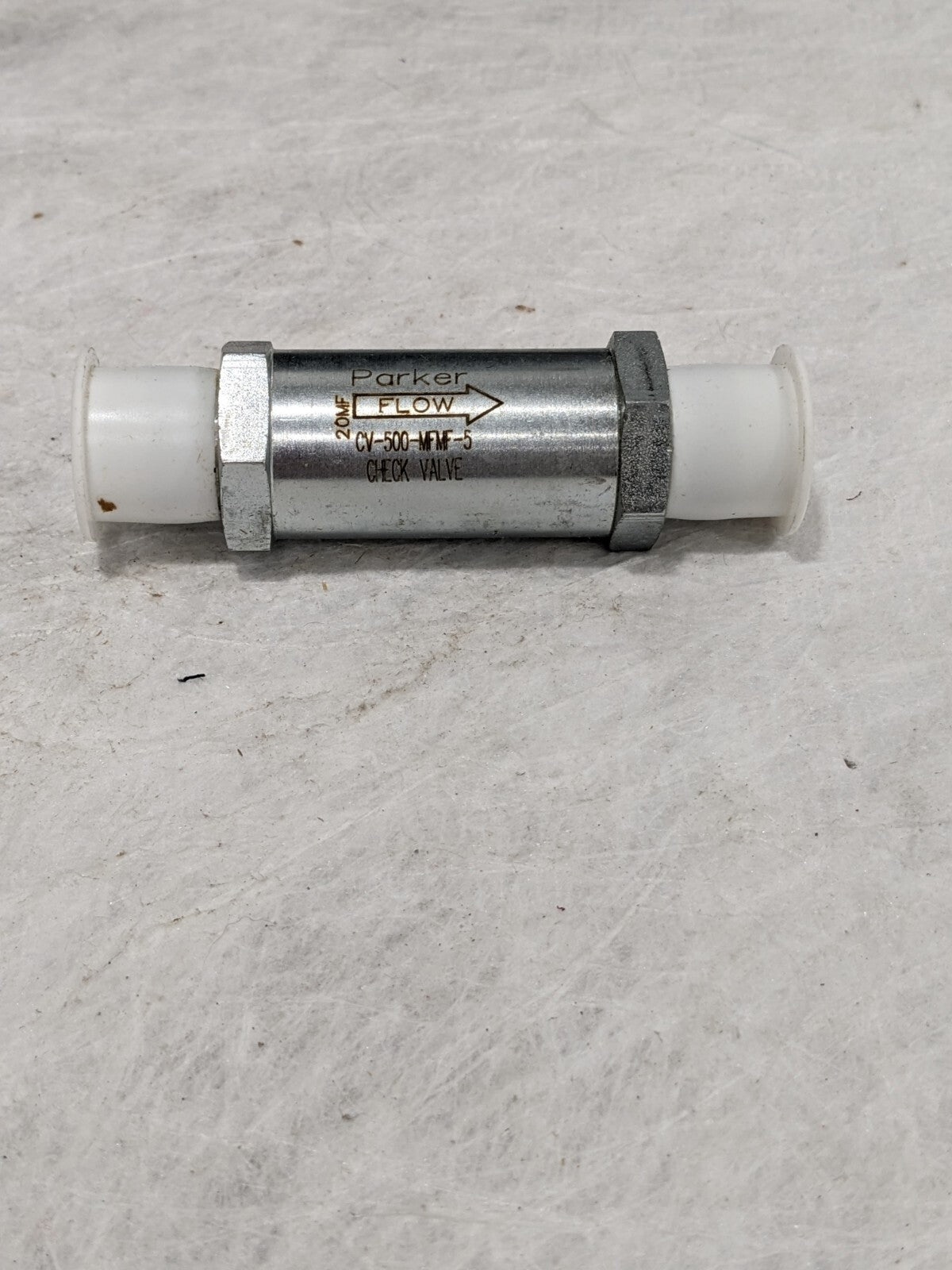 PARKER Hydraulic Control Check Valve: 3/4-16 Inlet, 3/4-16 Outlet CV-500-MFMF-5