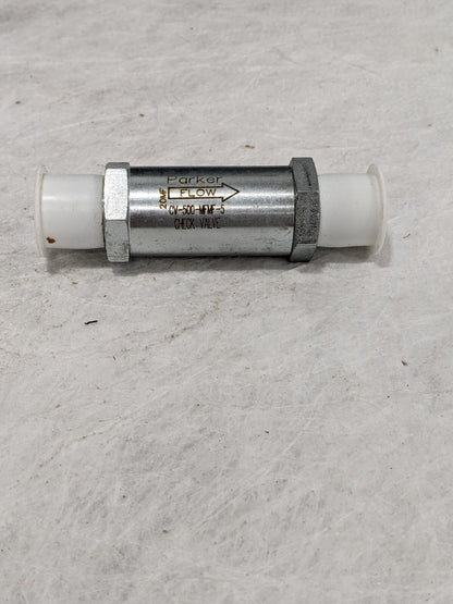 PARKER Hydraulic Control Check Valve: 3/4-16 Inlet, 3/4-16 Outlet CV-500-MFMF-5