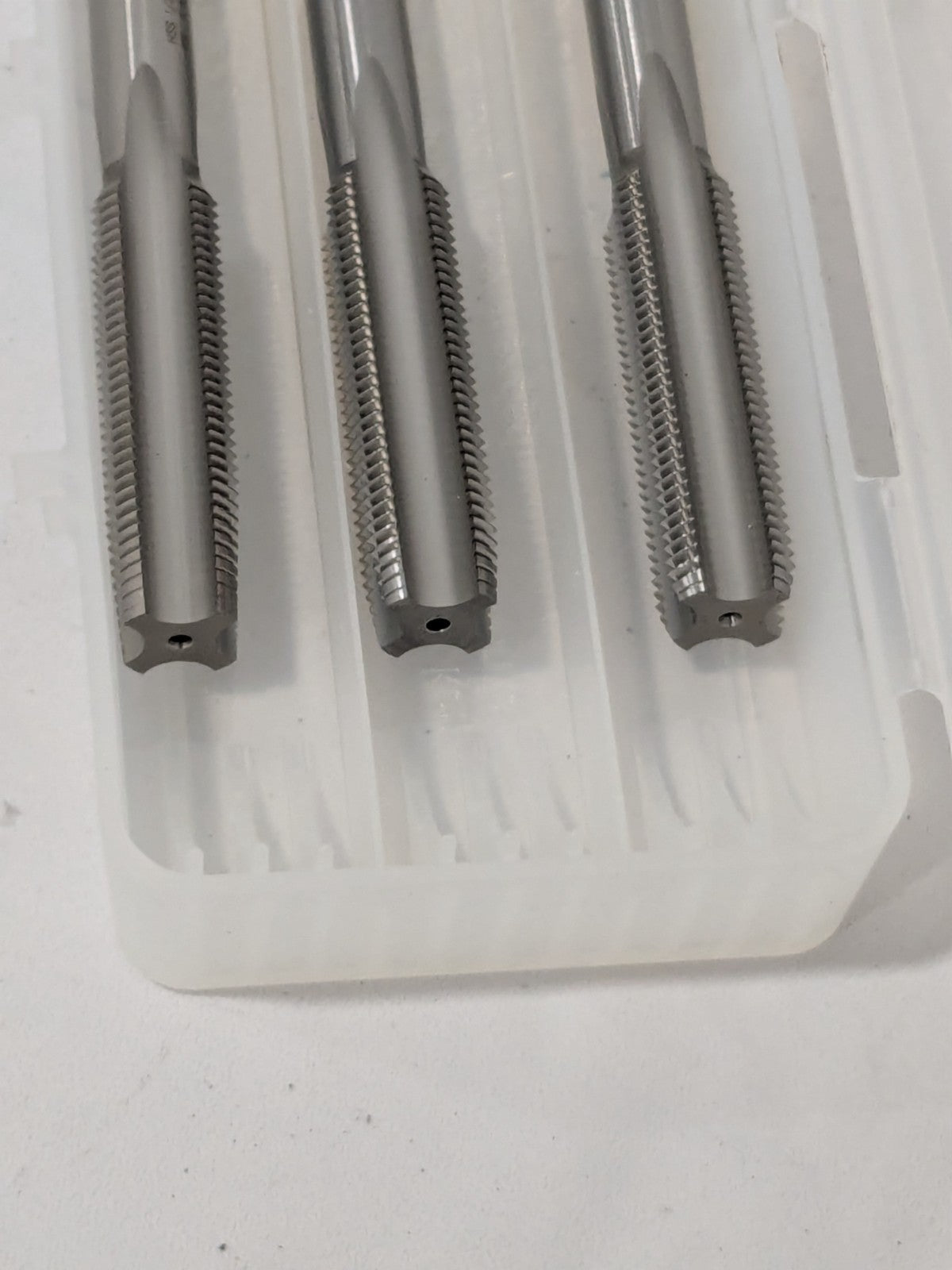 Hertel 3 Pc Tap Set: 1/2-20 UNF, 4 FL, High Speed Steel, Bright Finish 02385391