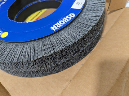 OSBORN Wheel Brush 2pk: 10" Wheel Dia, 1" Face Width Crimped 000405310