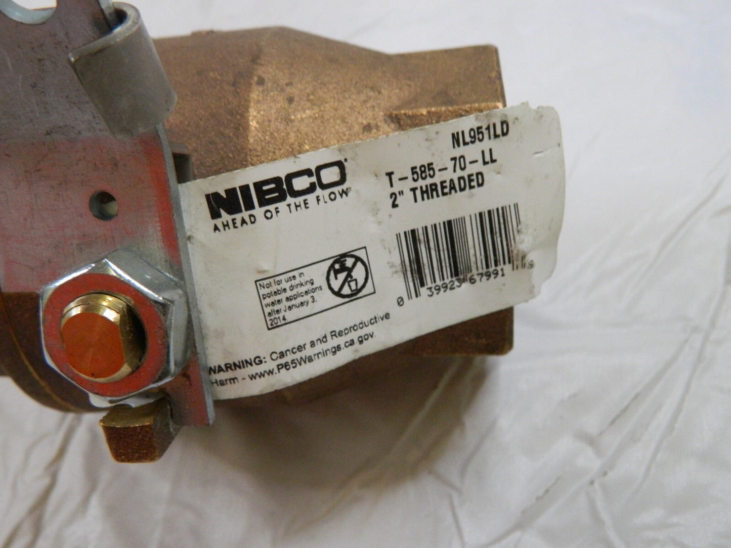 NIBCO Standard Manual Ball Valve: 2" Pipe, Full Port NL951LD