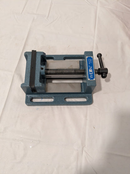 Wilton Horizontal Drill Press Vise: 4" Jaw Width, 4" Jaw Opening 11744