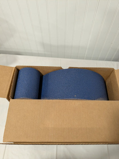(10) Norton Abrasive Belt: 4" Wide, 132" OAL, 80G, Zirconia Alumina 78072750279