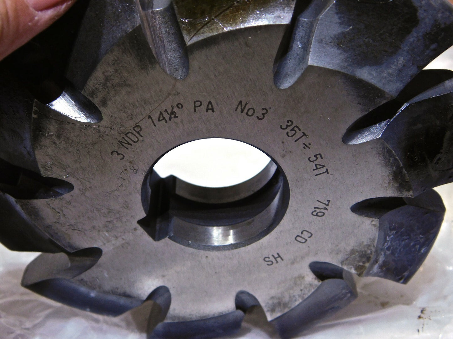 PRO HSS Involute Style Gear Cutter 3NDP 3 14-1/2º PA 5.25 Diameter 10 Teeth 719