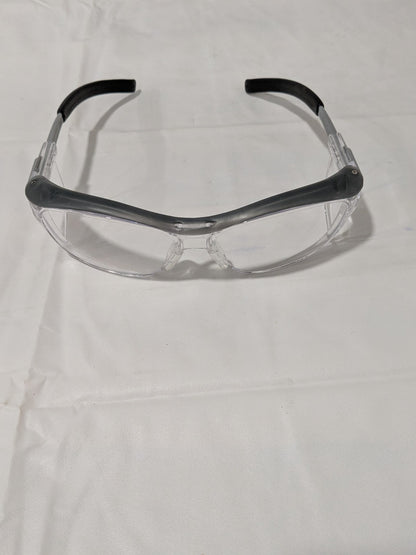 (15) 3M Nuvo Gray Safety Glasses W/Clear Anti-Fog/Anti-Scratch Lens 7000127497