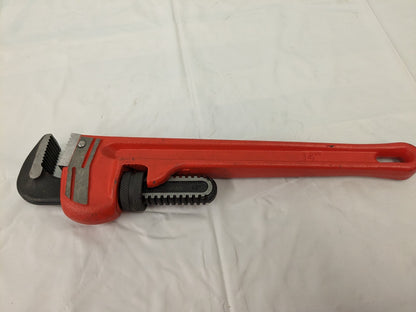 PROTO Straight Pipe Wrench: 14" OAL, Steel J814HD