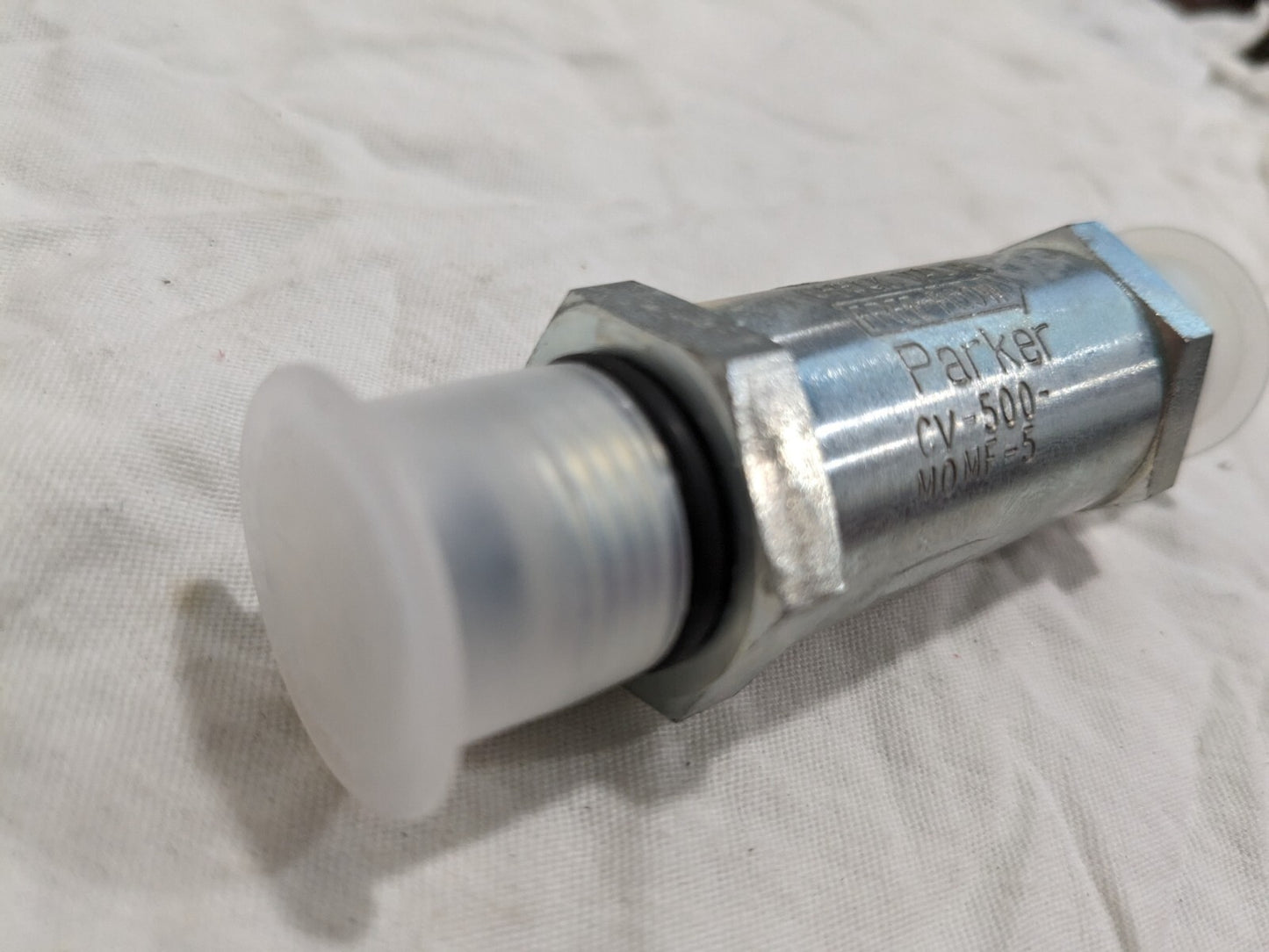 PARKER Hydraulic Control Check Valve: 3/4-16 Inlet, 3/4-16 Outlet CV-500-MOMF-5
