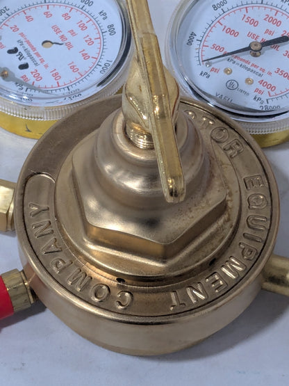 Victor Air & Oxygen Welding Regulator 540 CGA Inlet Connection 0781-0527