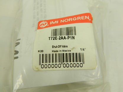 NORGREN 1/4" NPT Lockout Valve T72E-2AA-P1N