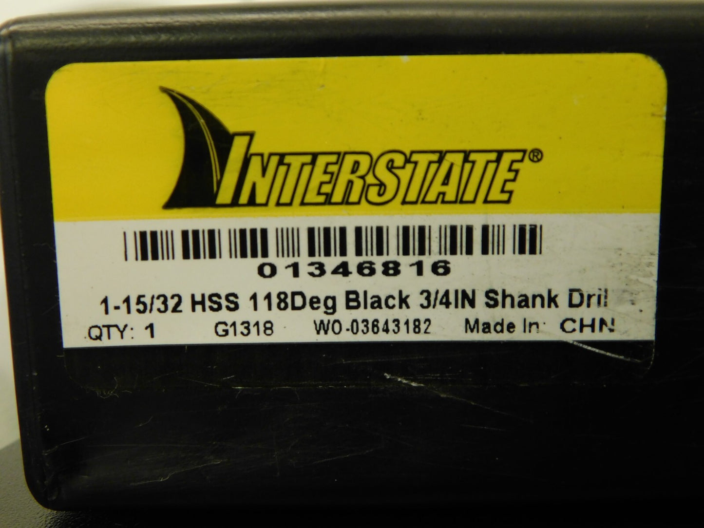 Interstate 3/4 Shank HSS Silver & Deming Reduced Shank Drill Bit 01346816