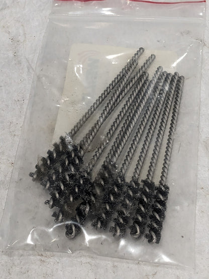 Weiler 1/4" Power Tube Brush .004" Steel Wire Fill, 1" Brush Leng