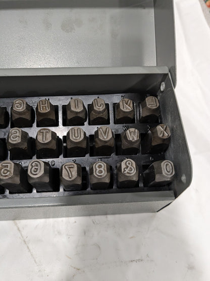 C.H. HANSON Low Stress Round Face-Full Stamp Set: 1/4" Character, 36 pc 26188