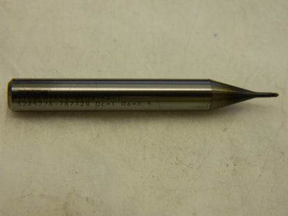 Seco Ball End Mill: 0.0394" Dia 0.0295" LOC 2 Flute Solid Carbide 3306