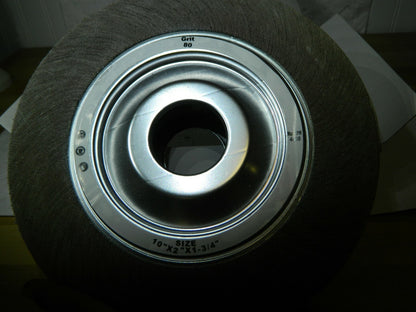 Tru-Maxx 10" x 2" 80 Grit Alum Oxide Unmounted Flap Wheel 4,000 Max RP