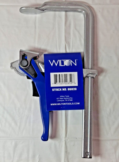 Wilton Sliding Arm Bar Clamp Type F-Style 1100 lb Clamping Pressure 86820