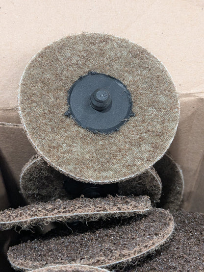 Norton Quick-Change Disc: Type R, 3" Dia, Aluminum Oxide Qty 25 66261009194