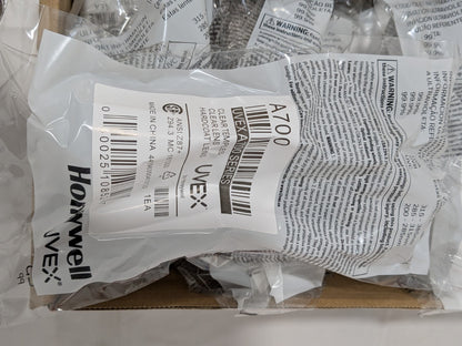 Honeywell Safety Glasses: Scratch-Resistant, Polycarbonate, Clear Box of 10 A700