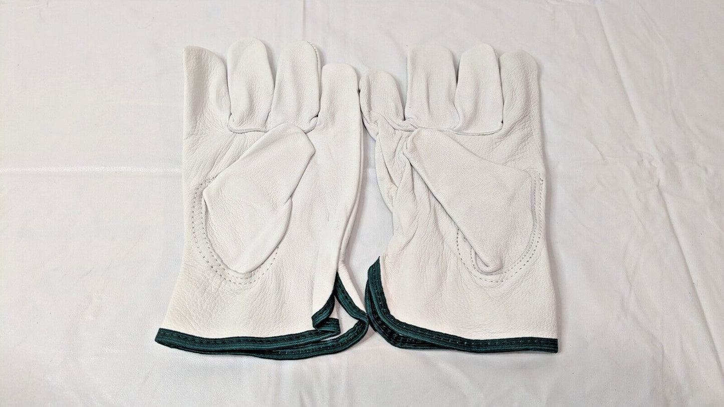 PACK OF 12 PIP Top Grain Goatskin Leather Driver's Gloves Gray Medium 71-3601/M